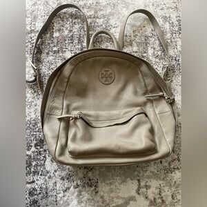 Women’s Tory Burch backpack Tan Pebbled